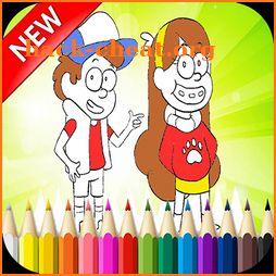 The Gravity Falls Coloring Book icon