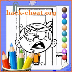 The Loud Coloring House Game icon