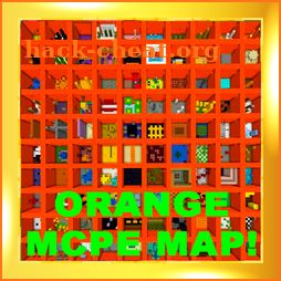 The Orange parkour map for MCPE icon