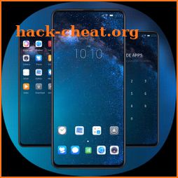 Theme for huawei mate x space galaxy style icon