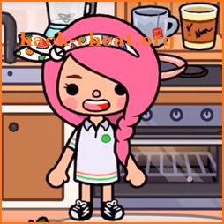 Toca Boca Life Tip World Pink icon