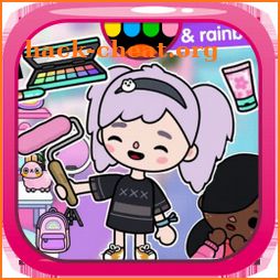 TOCA Life: Rainbow house Design FreeGuide icon