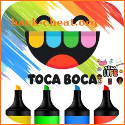 Toca Life World Coloring icon