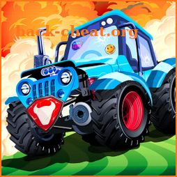 Tractor rush: Animal rescue adventure, shoot'em up icon