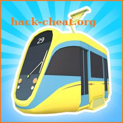 Tram puzzle icon