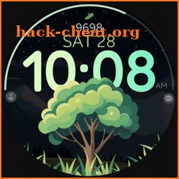 Tree Steps digital watch face icon