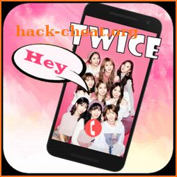 Twice members fake call icon