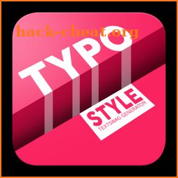 Typo Style - Add text on Pictures, cool fonts icon