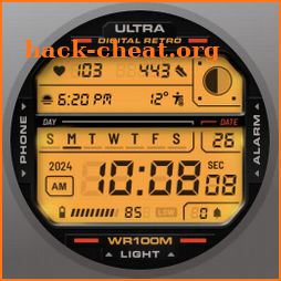 ULTRA Digital Retro watch face icon