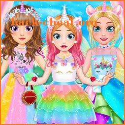 Unicorn Fashion Dress Up Makeover: Girls Games icon