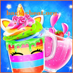 Unicorn Milkshake Maker: Frozen Drink Games icon