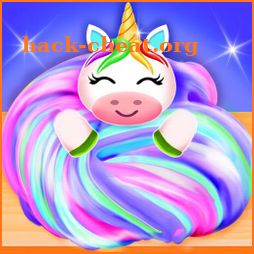 Unicorn Rainbow DIY slime maker icon