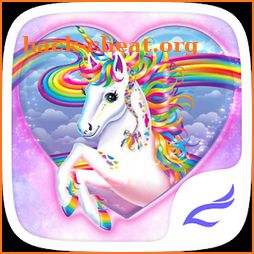 Unicorn Rainbow Pink Theme icon