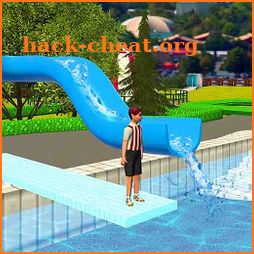 Uphill Rush Aqua Water Park Slide Racing Games icon