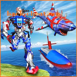 US Army Robot Shark Submarine Transform Robot Game icon