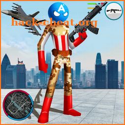 US Capitain Army Stickman Rope Hero Gangstar Crime icon