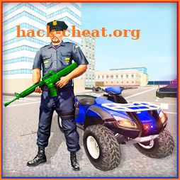 US Police ATV Quad Bike Grand City Gangster Chase icon