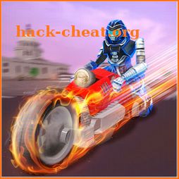 US Police Robot Speed Hero Crime Bike Rider icon