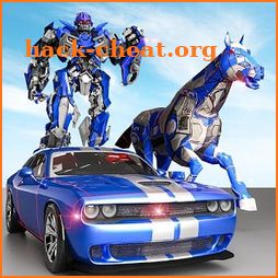 US Police Transform Robot Car Cop Wild Horse Games icon