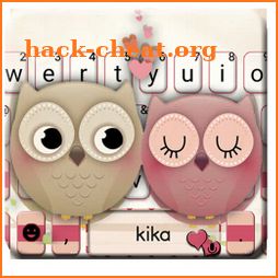 Valentine Owls Love Keyboard Theme icon