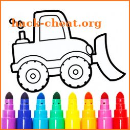 Vehicles Coloring for Kids: Trucks & Cars Game icon