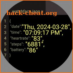 Watch Face Digital JSON D1 icon