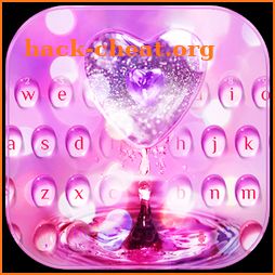 Waterdrop Love Keyboard Theme icon