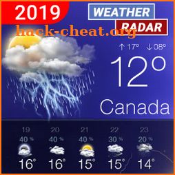 Weather Radar App 2019 Weather Forecast Radar Maps icon