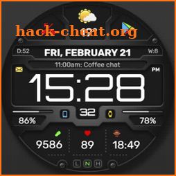 WFP 132 Digital watch face icon