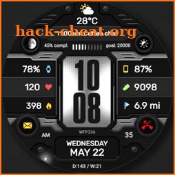 WFP 336 Digital watch face icon