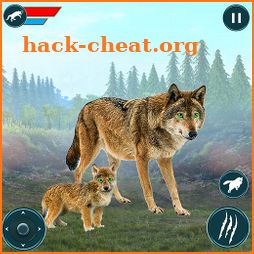 Wild Wolf Family Simulator icon