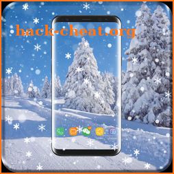 Winter snow video Live Wallpaper icon