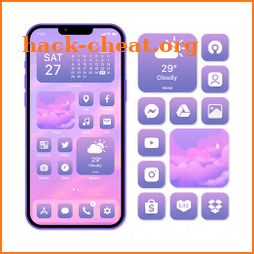 Wow Lavender Light Theme icon