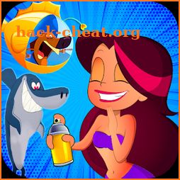 zig Run Sharko jungle icon