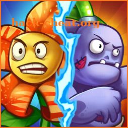 Zombie Defense - Plants War - Merge idle games icon