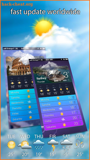 10 Day Forecast, Weather Radar, Current Weather screenshot