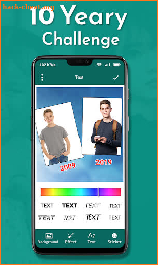 10 Years Challenge Photo Maker screenshot