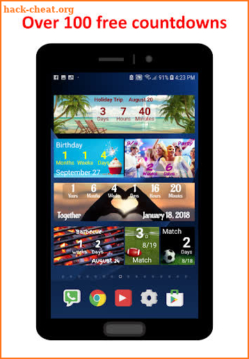 100 Countdowns - Widgets & App Counters screenshot