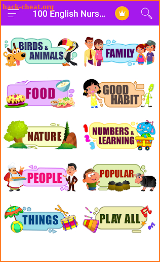 100 English Nursery Rhymes screenshot