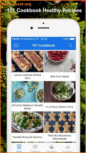 101 Cookbook Healthy Recipes screenshot