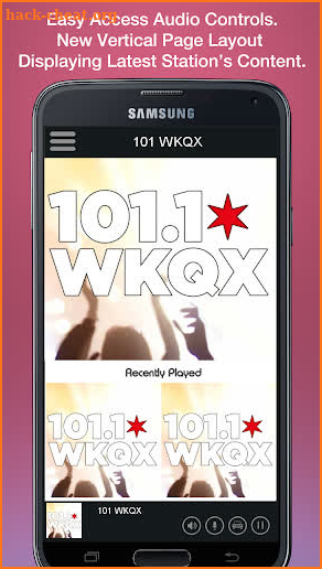 101 WKQX screenshot