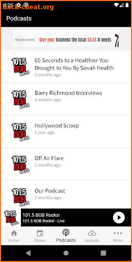 101.5 Bob Rocks screenshot