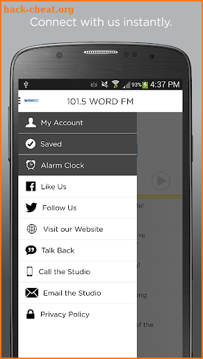 101.5  WORD FM screenshot