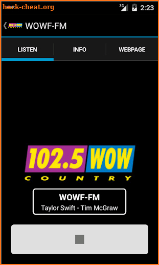 102.5 WOW COUNTRY screenshot