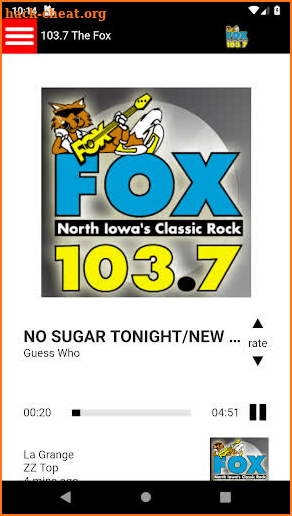 103.7 The Fox screenshot