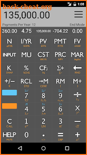 10bii Financial Calculator screenshot