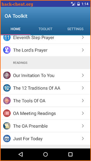 12 Step Toolkit - OA Recovery screenshot