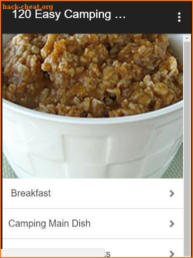 120 Easy Camping Recipes screenshot
