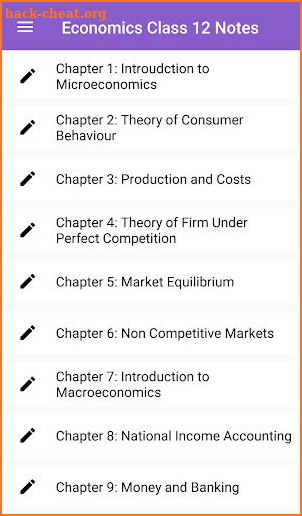 12th Economics Notes - Class 12 screenshot