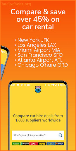 14CARS Car Rental App. Compare Rental Cars in USA screenshot